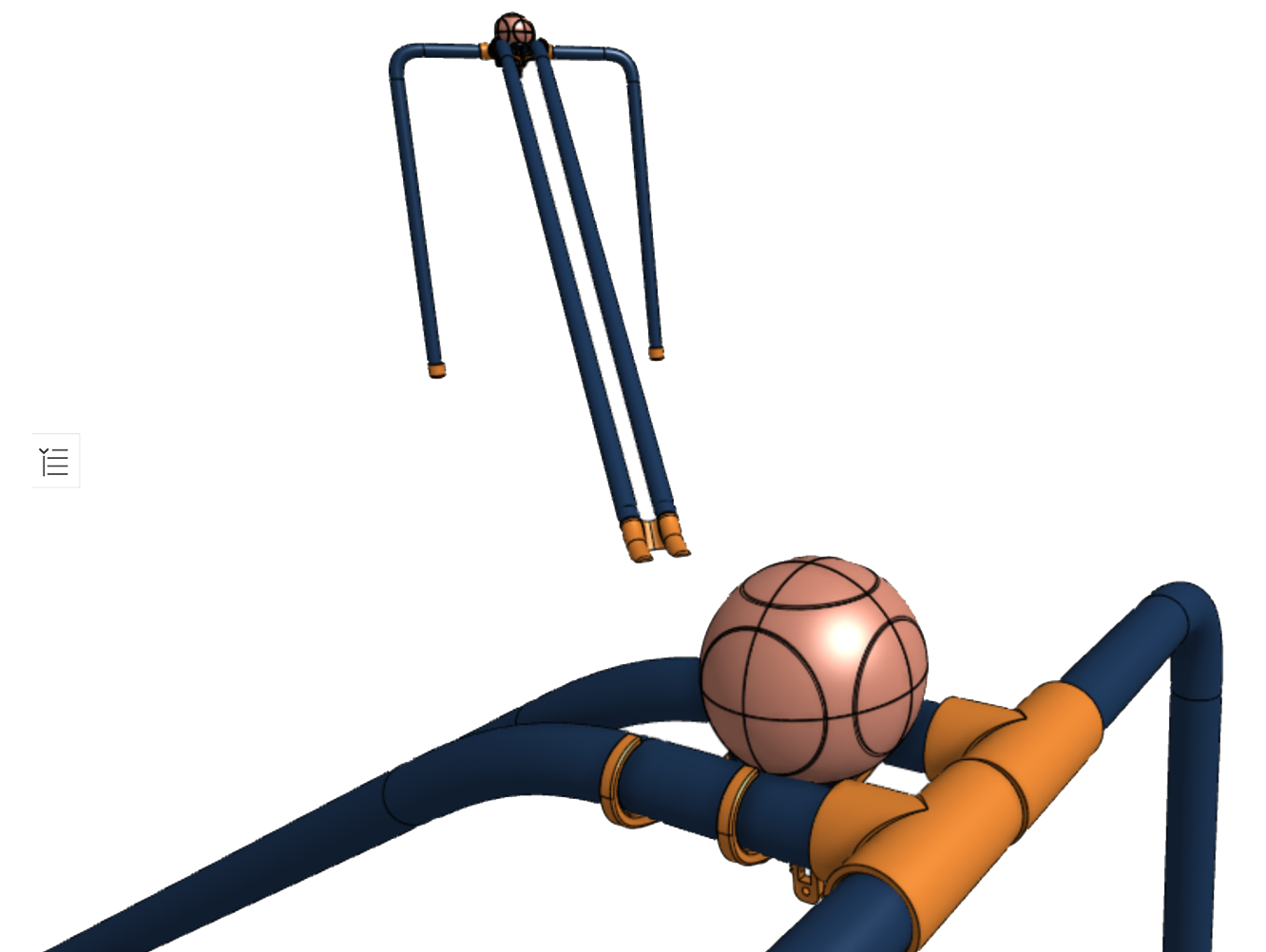 Bocce Ball Ramp isometric view